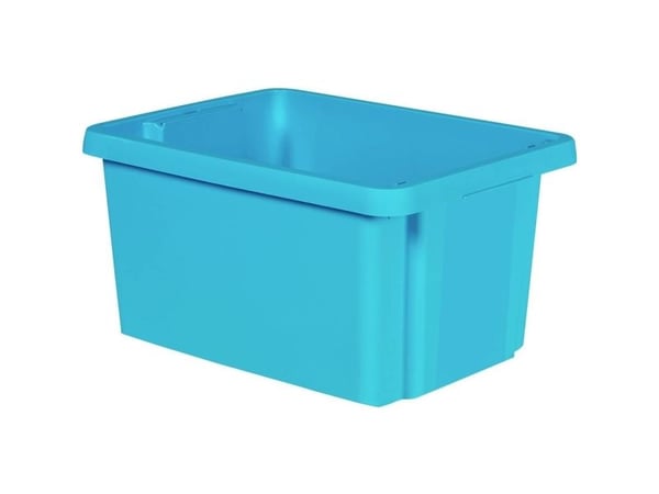Curver 225366 oppbevaringsboks ESSENTIALS dreiestabelboks 16L, blå