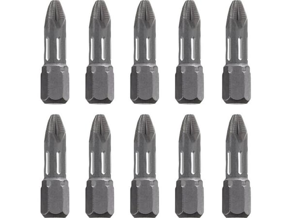 kwb 122111, 1 stykker, Pozidriv, PZ 1, Rustfritt stål, 25 mm, 25,4 / 4 mm (1 / 4")
