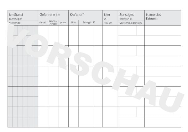 Avery Zweckform - Loggbok - 48 ark - A6 - liggende