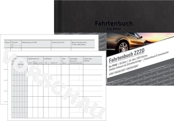 Avery Zweckform - Loggbok - 48 ark - A6 - liggende