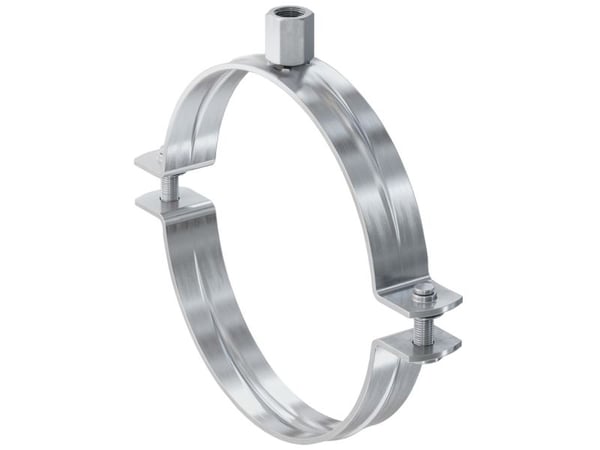 Fischer Pipe clamp FRSN 57 - 61 M8/M10, Slangklämma, Grå, Metall, 5,7 cm