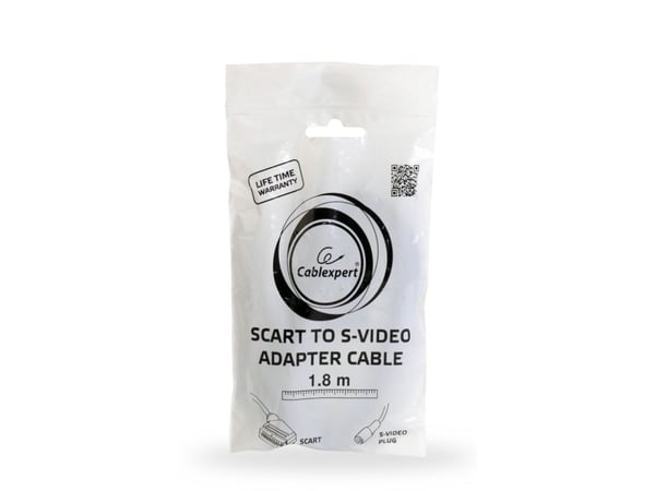 Gembird Scart naar S-Video adapterkabel 1.8 m