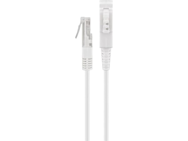 Goobay 60666 Date, 2 m, TAE (F), RJ-45, Hvit, Hankjønn, Hankjønn