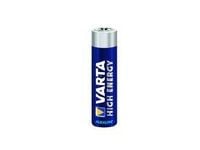 Varta High Energy AAA, Engangsbatteri, Alkalinsk, 1,5 V, 8 stykker, Blå, Sølv, AAA