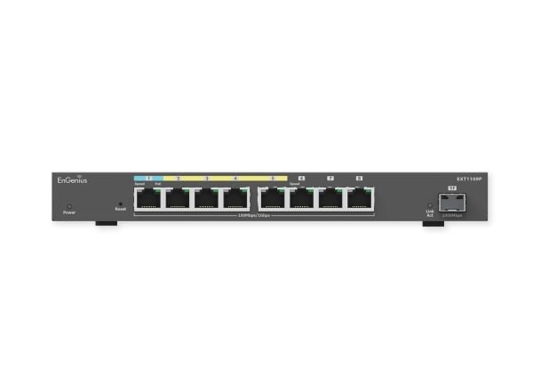 EnGenius EXT1109P, L2, Gigabit Ethernet (10/100/1000), Strøm over Ethernet (PoE)