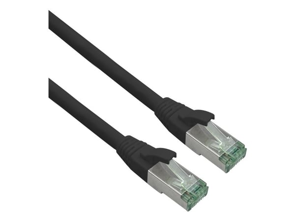 Helos 363731, 1 m, Cat7, S/FTP (S-STP), RJ-45, RJ-45, Svart Helos 363731, 1 m, Cat7, S/FTP (S-STP), RJ-45, RJ-45, Svart