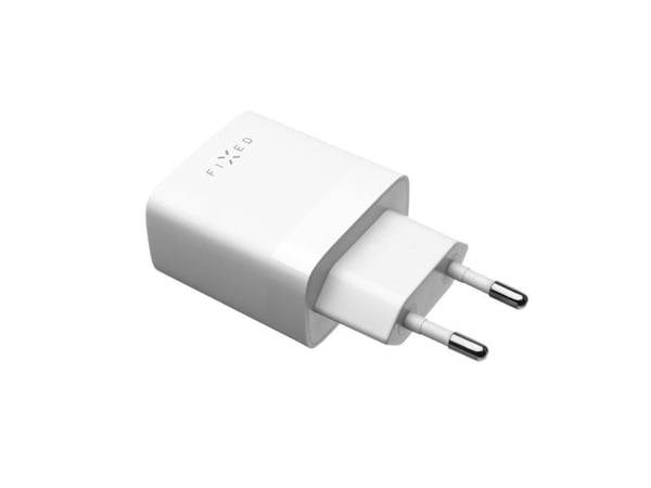FIXED - Strømadapter - travel - 17 watt - 3.4 A - 2 utgangskontakter (2 x USB) - hvit