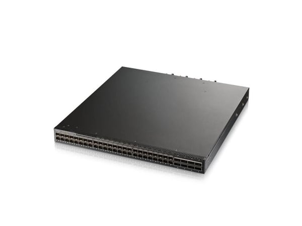Zyxel CX4800-56F - Switch - fiberaggregation - L3 - Administrerad - 48 x 10/25 Gigabit SFP28 + 8 x 100 Gigabit QSFP28 - rackmonterbar, skrivbordsmo...