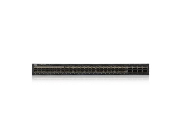 Zyxel CX4800-56F - Switch - fiberaggregation - L3 - Administrerad - 48 x 10/25 Gigabit SFP28 + 8 x 100 Gigabit QSFP28 - rackmonterbar, skrivbordsmo...