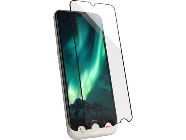 DORO - Skjermbeskyttelse for mobiltelefon - glass - rammefarge svart