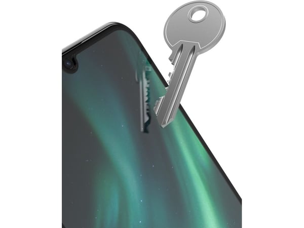 DORO - Skjermbeskyttelse for mobiltelefon - glass - rammefarge svart
