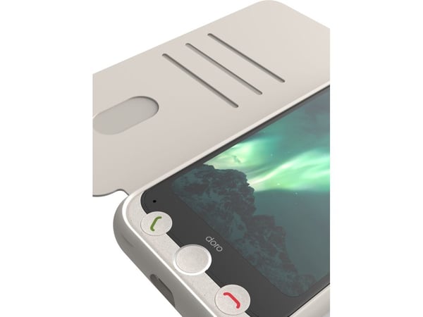 Doro - Lommebok for mobiltelefon - hvit - for Aurora A30, A31