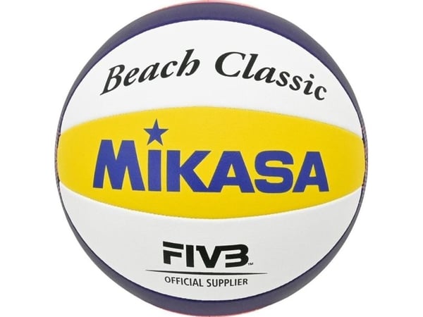 MIKASA BV551C, 10-panel ball, Blå, Hvit, Gult, Composite, Nylon, Utendørs, 66 - 68 cm, FIVB
