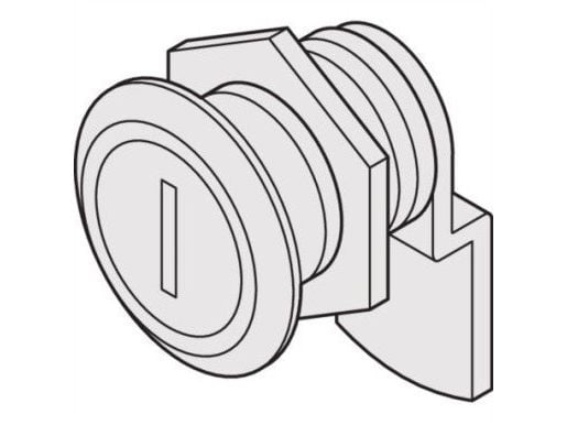 SCHROFF låseinnsats 2233-X (inngår i standard leveringsomfang) SCHLIESSEINSATZ STANDARD (60239051)