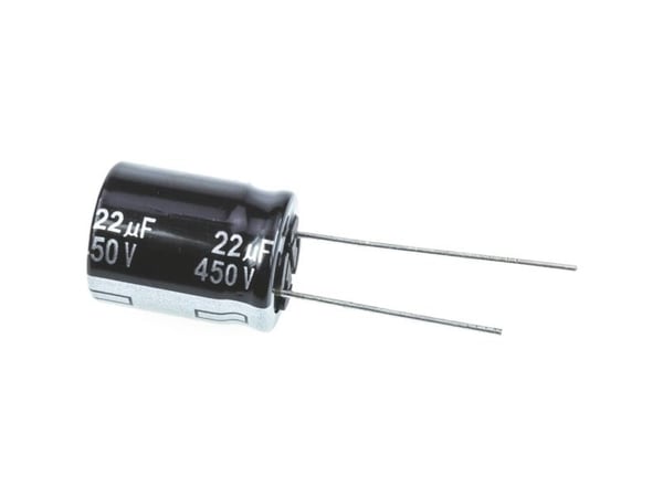 Panasonic EEU-EE2W220S elektrolyttkondensator radial 7,5 mm 22 µF 450 V 20 % Ø 16 mm