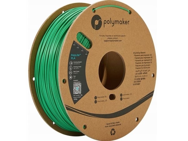 Polymaker PolyLite PLA 1 kg 1,75 mm grön