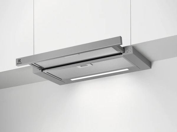 Electrolux LFP416X - Panser - teleskopisk - bredde: 59.8 cm - dybde: 30 cm - ekstraksjon og resirkulasjon (-) - grå