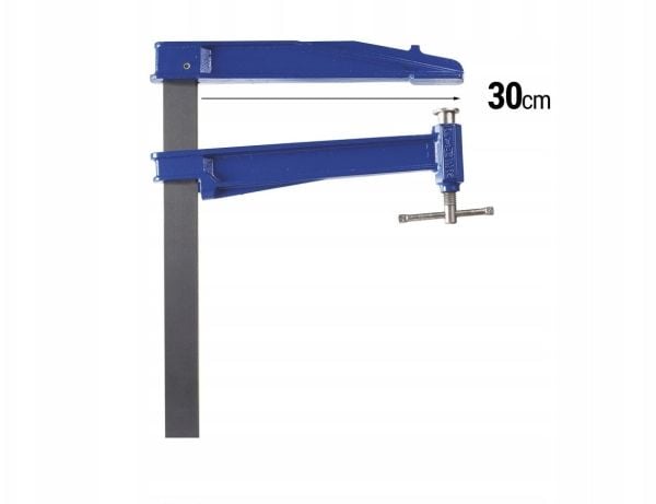 Piher klemme K 30 cm, kjevedybde 28,5 cm, maks 5000N