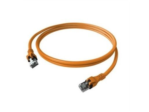 EasyLan CPP1OOAOAO0100, 10 m, Cat6a, S/FTP (S-STP), RJ-45, RJ-45, Oranssi