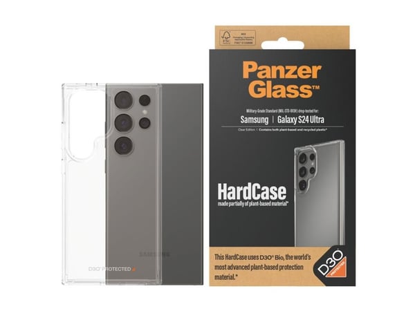PanzerGlass HardCase - Clear Edition - baksidedeksel for mobiltelefon - MagSafe-samsvar - D3O Bio, plastikk - gjennomsiktig - for Samsung Galaxy S2...