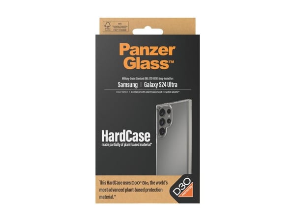 PanzerGlass HardCase - Clear Edition - baksidedeksel for mobiltelefon - MagSafe-samsvar - D3O Bio, plastikk - gjennomsiktig - for Samsung Galaxy S2...
