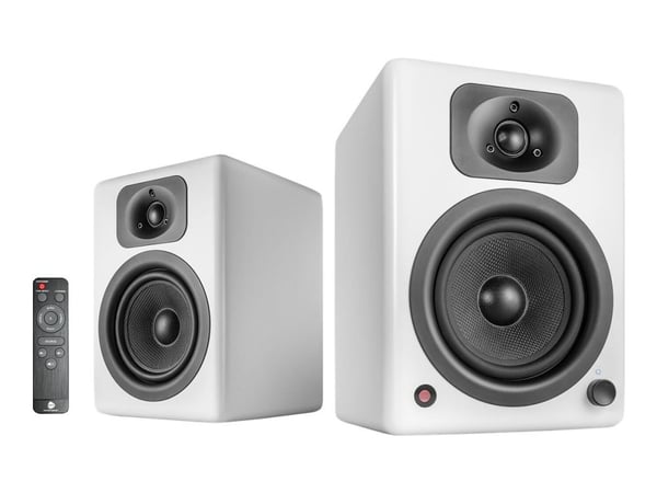 Wavemaster TWO NEO - Høyttalere - bokhylle - trådløs - Bluetooth - 60 watt - toveis - bløt hvitt