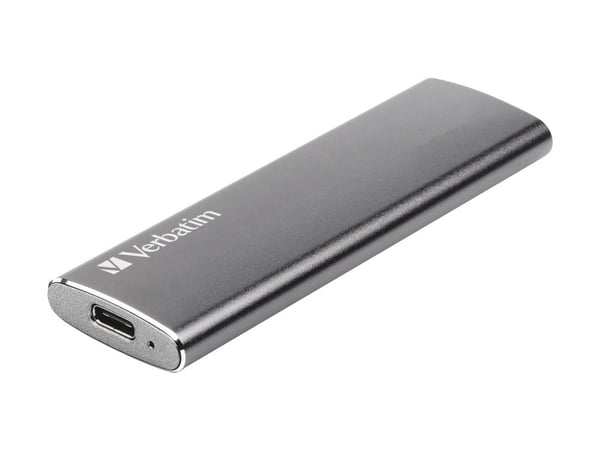 Verbatim Vx500 - SSD - 1 TB - ekstern (bærbar) - USB 3.1 Gen 2 (USB-C-kontakt) - stellargrå