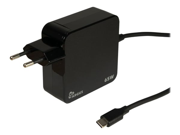 Inter-Tech PD-2065 - Strömadapter - 65 Watt - 3.25 A - PD 3.0 (USB-C)