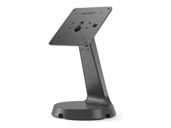 Compulocks VESA Mast Counter Stand - Ställ - för surfplatta - VESA - höggradig aluminium - svart - skärmstorlek: upp till 20 tum - bänk, fristående