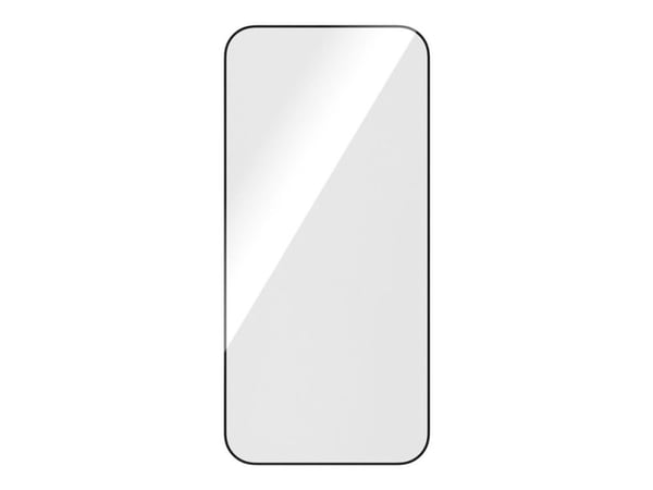 PanzerGlass Re:fresh - Skjermbeskyttelse for mobiltelefon - ultravid passform med EasyAligner - glass - rammefarge svart - for Apple iPhone 15 Pro