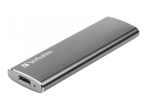 Verbatim Vx500 - SSD - 1 TB - extern (bärbar) - USB 3.1 Gen 2 (USB-C-kontakt) - rymdgrå