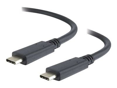 C2G 1m USB Type C-kabel - 4K-støtte - USB 3.1 (Gen 2) M/M - USB C-kabel - USB-kabel - USB-C (han) til USB-C (han) - USB 3.1 Gen 2 / Thunderbolt 3 -...