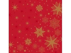 Servetter Dunilin 40 x 40 cm Airlaid Stargazing Red, 5-pack x 45 st/fp