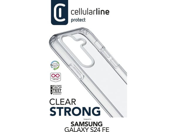 Cellularline Clear Strong Case für Samsung S24 FE (60948)