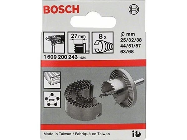 Bosch REIKÄSAHASARJA 25-68MM 8 PKS