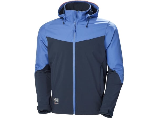 Helly Hansen herrjacka HELLY HANSEN Oxford softshell - ljusblå 3XL