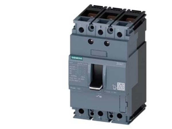 Siemens 3VA1025-2ED32-0AA0 Strömbrytare 1 st Inställningsområde (ström): 25 - 25 A Kopplingsspänning (max.): 690 V/AC (B x H x D) 76,2 x 130 x 70 mm