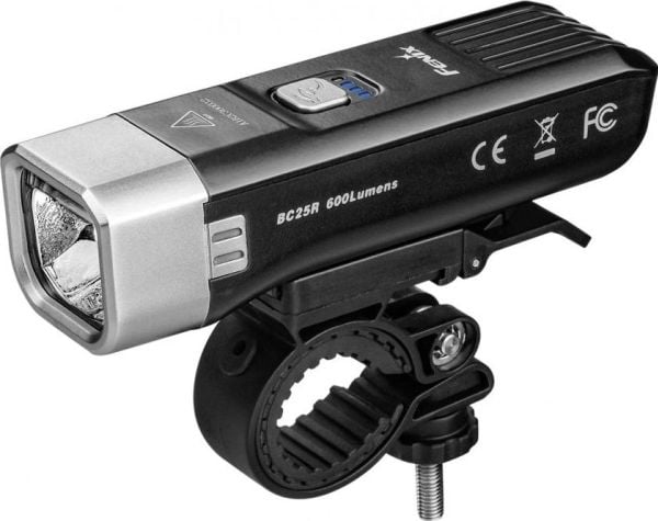 Fenix BC25R, Etuvalaistus, Musta, Harmaa, IP66, LED, Valkoinen, 600 lm