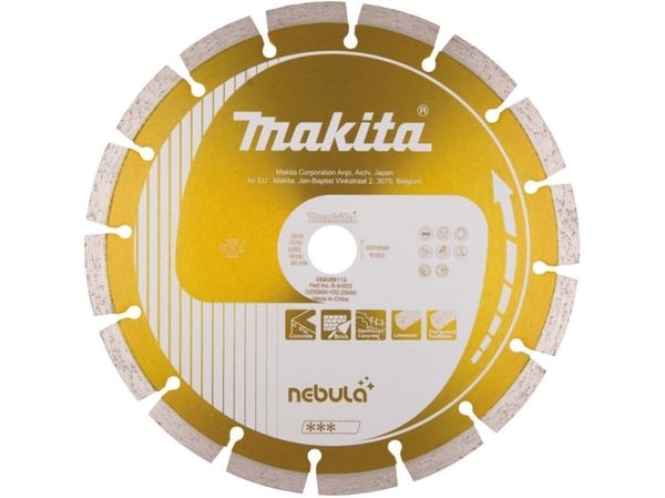 Makita Nebula - Diamantskjæreplate - for betong, kalkstein, forsterket betong, murstein, fine-grained sandstone - 230 mm