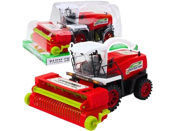 LeanToys landbruksmaskin Farmer-klass kombinert med fronthels rød