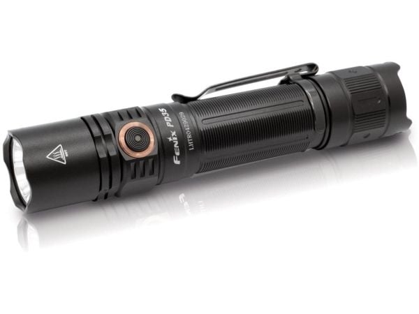 Fenix PD35 V3.0, Käsikokoinen taskulamppu, Musta, Alumiini, IP68, LED, 50000 h