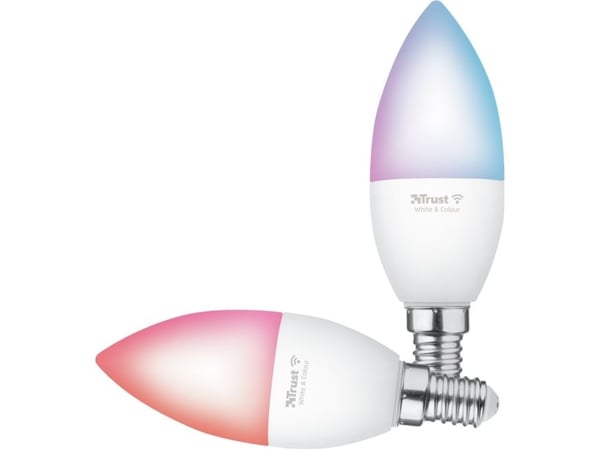Trust 71293, Älylamppu, Valkoinen, Wi-Fi, LED, E14, Multi