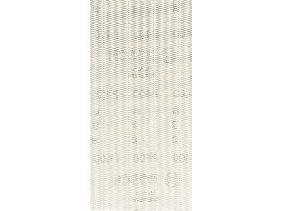 Bosch Expert M480 Net - Slipeark - for plast, tørrmur, løvtre, gipsplate, maling på tre - 10 deler - rektangulær - grovkorn: P400 - 93 mm x 186 mm