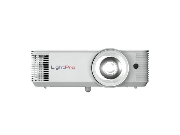 InFocus LightPro Genesis IV IN0026ST - DLP-projektor - UHP - portabel - 3D - 4000 lumen - WXGA (1280 x 800) - 16:10 - kortkast fast linse