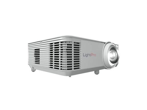 InFocus LightPro Genesis IV IN0026ST - DLP-projektor - UHP - portabel - 3D - 4000 lumen - WXGA (1280 x 800) - 16:10 - kortkast fast linse