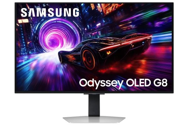 Samsung - OLED-näyttö - 32" - hopea