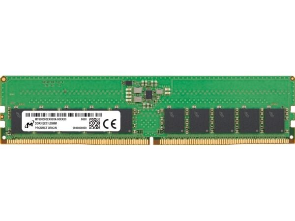 Micron - DDR5 - modul - 16 GB - DIMM 288-pin - 5600 MHz / PC5-44800 - CL46 - 1.1 V - ikke-bufret - ECC