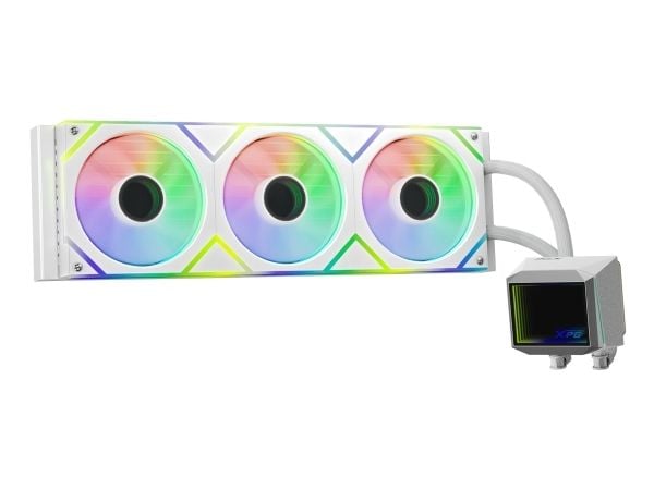 XPG LEVANTE II 360, Alt-i-ett væskekjøler, 12 cm, Hvit