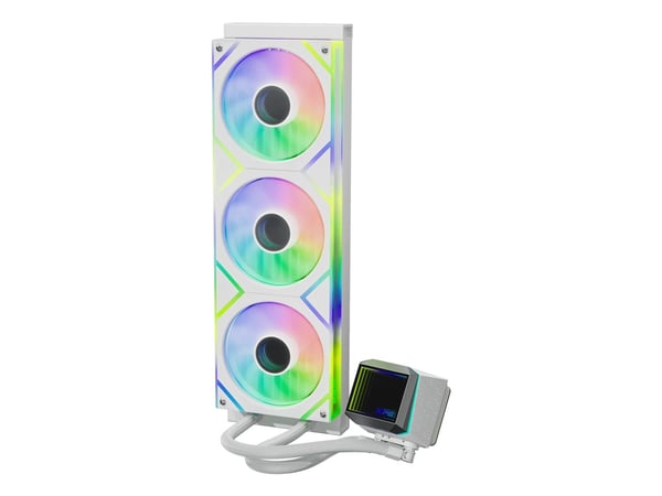 XPG LEVANTE II 360, Alt-i-ett væskekjøler, 12 cm, Hvit