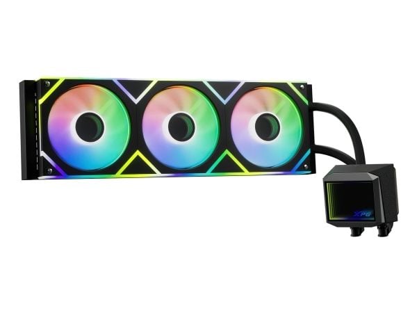 XPG LEVANTE II 360, Alt-i-ett væskekjøler, 12 cm, Svart